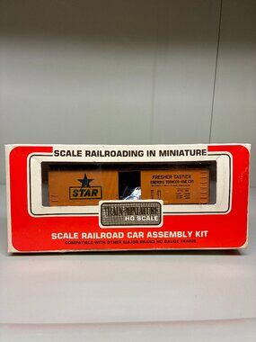 TMI Train Miniature Tobacco Road 2257 Star Chewing Plugs Box Car Kit NIB